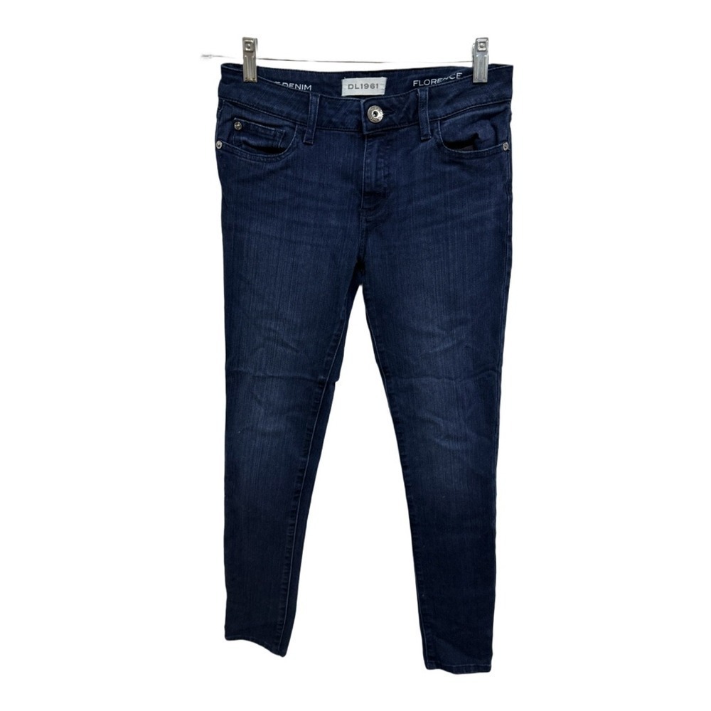 DL1961 Women's Size 27 Florence Hybrid Stretch Skinny Jeans Dark Wash Everyday